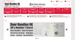 Desktop Screenshot of doorhandlesuk.com